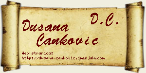 Dušana Čanković vizit kartica